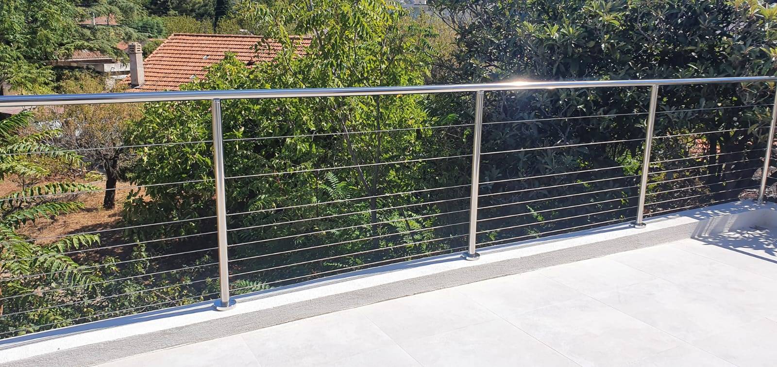 devis m2 fabrication garde-corps inox et câble à La Farlède