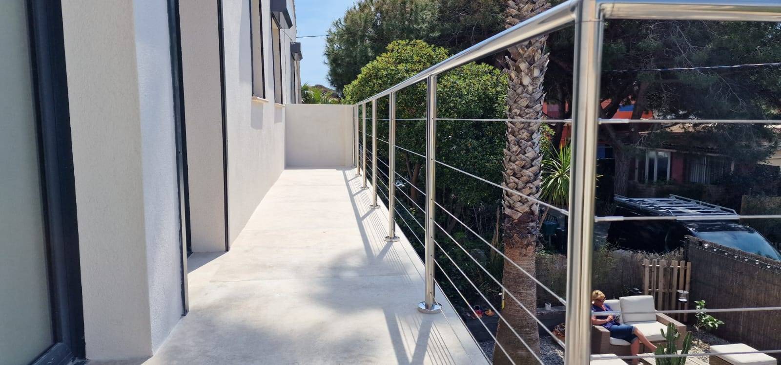 Terrasse sécurisée à Hyères