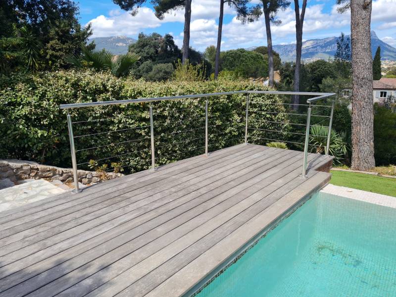 Garde-corps extérieur pour terrasse à La Garde
