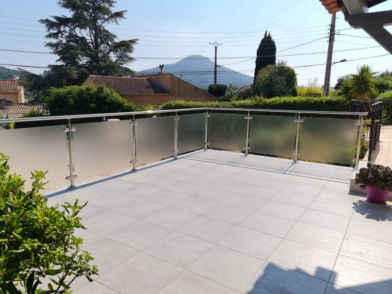 Verre imprimé pour garde-corps Carqueiranne