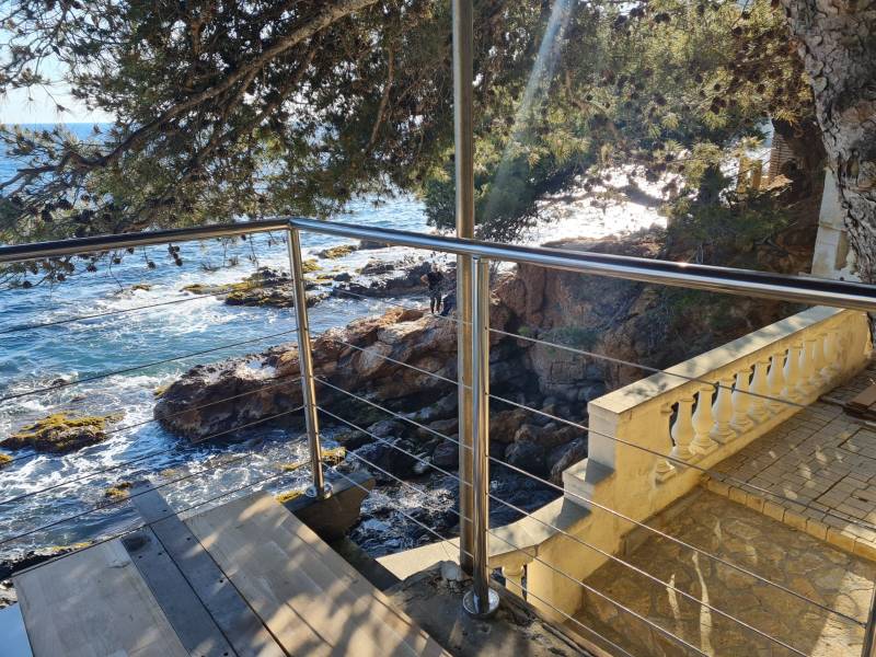 Garde-corps escaliers à Bormes Les Mimosas