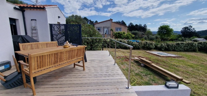 Nouveau chantier de garde-corps en inox poli et câbles à La Crau : une réalisation signée SHM